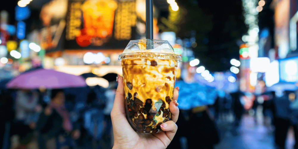 台灣有名的黑糖珍珠奶茶？